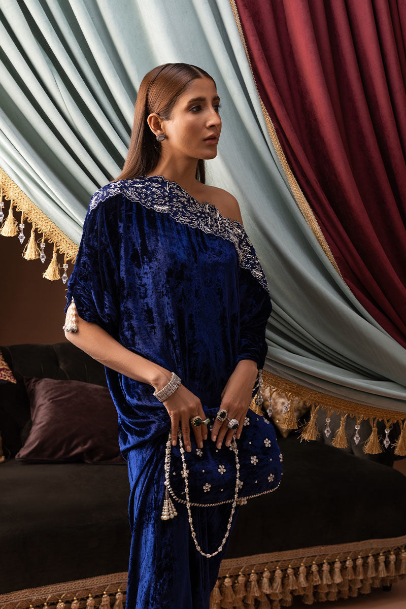 Ansab Jahangir | Bow Velvet Edit | AMALINE - Official Ansab Jahangir - Agha Fabrics UK