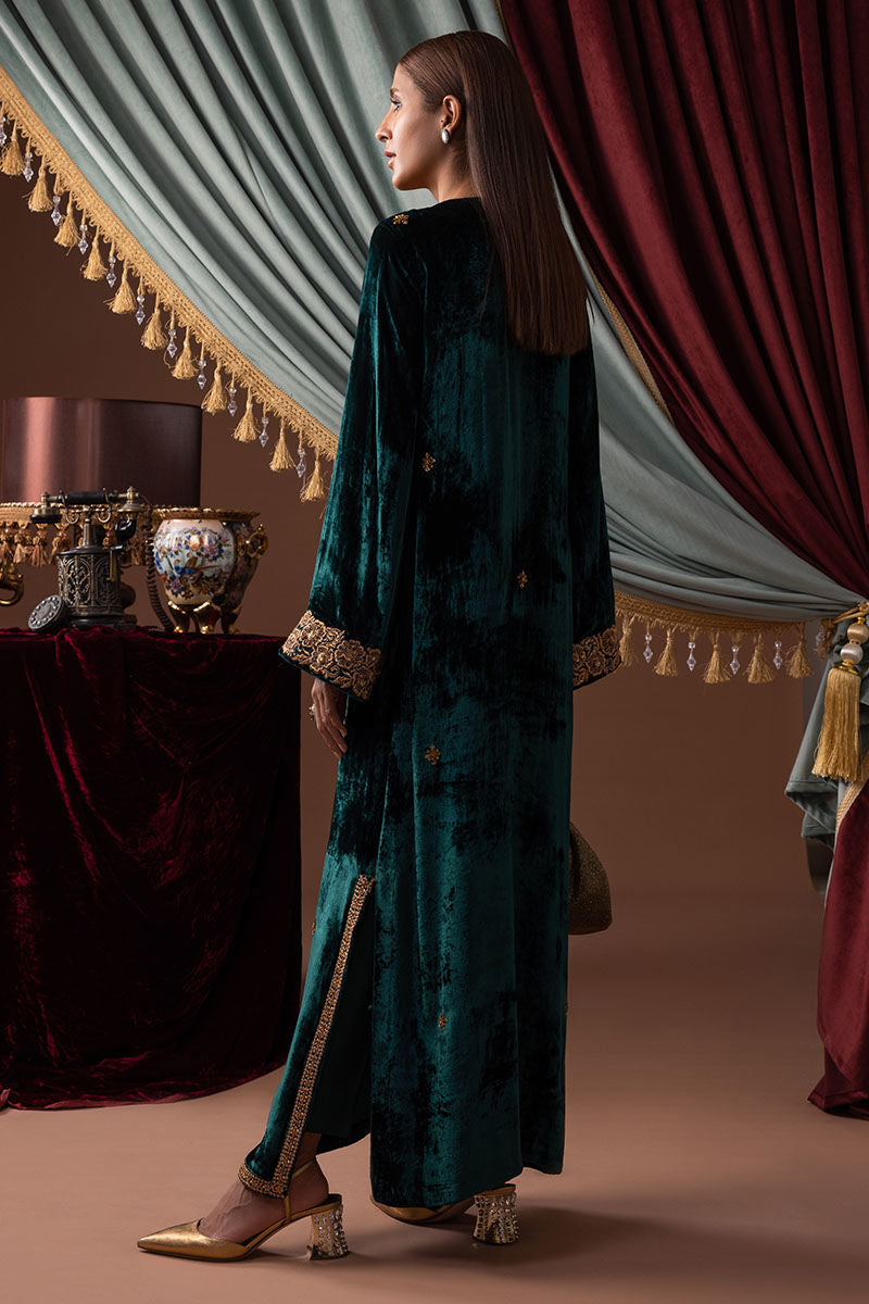 Ansab Jahangir | Bow Velvet Edit | FELICIA - Official Ansab Jahangir - Agha Fabrics UK