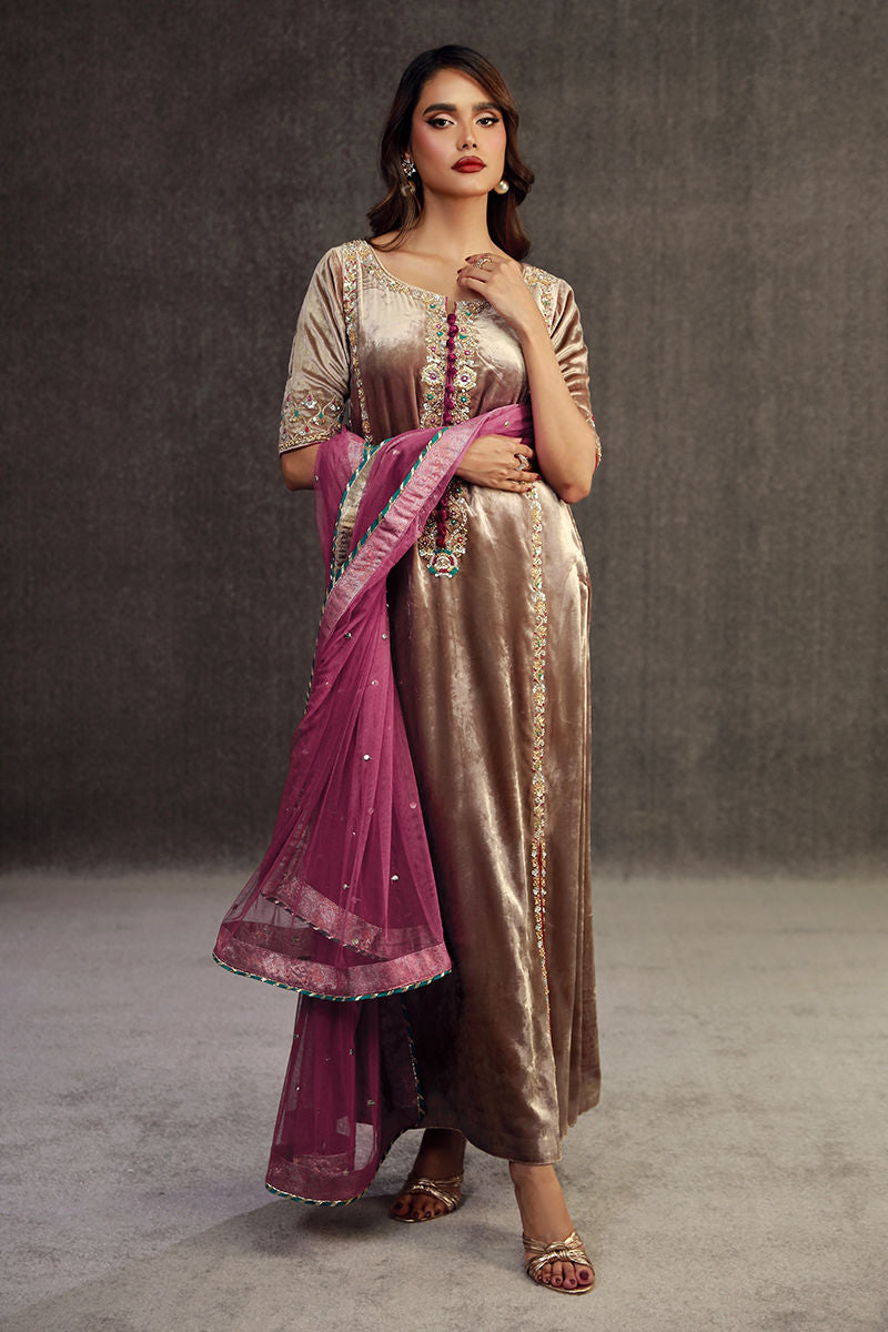 Fatima Khan | Anan Velvet Edit | Naira - Official Fatima Khan - Agha Fabrics UK