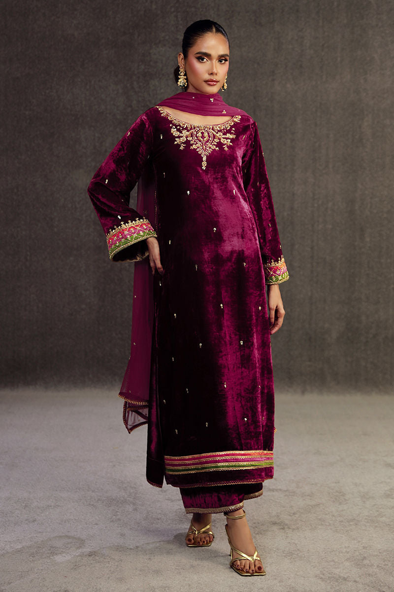 Fatima Khan | Anan Velvet Edit | Pariza - Official Fatima Khan - Agha Fabrics UK