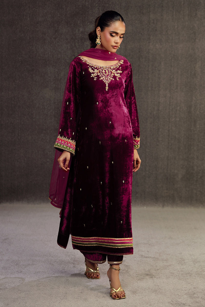 Fatima Khan | Anan Velvet Edit | Pariza - Official Fatima Khan - Agha Fabrics UK