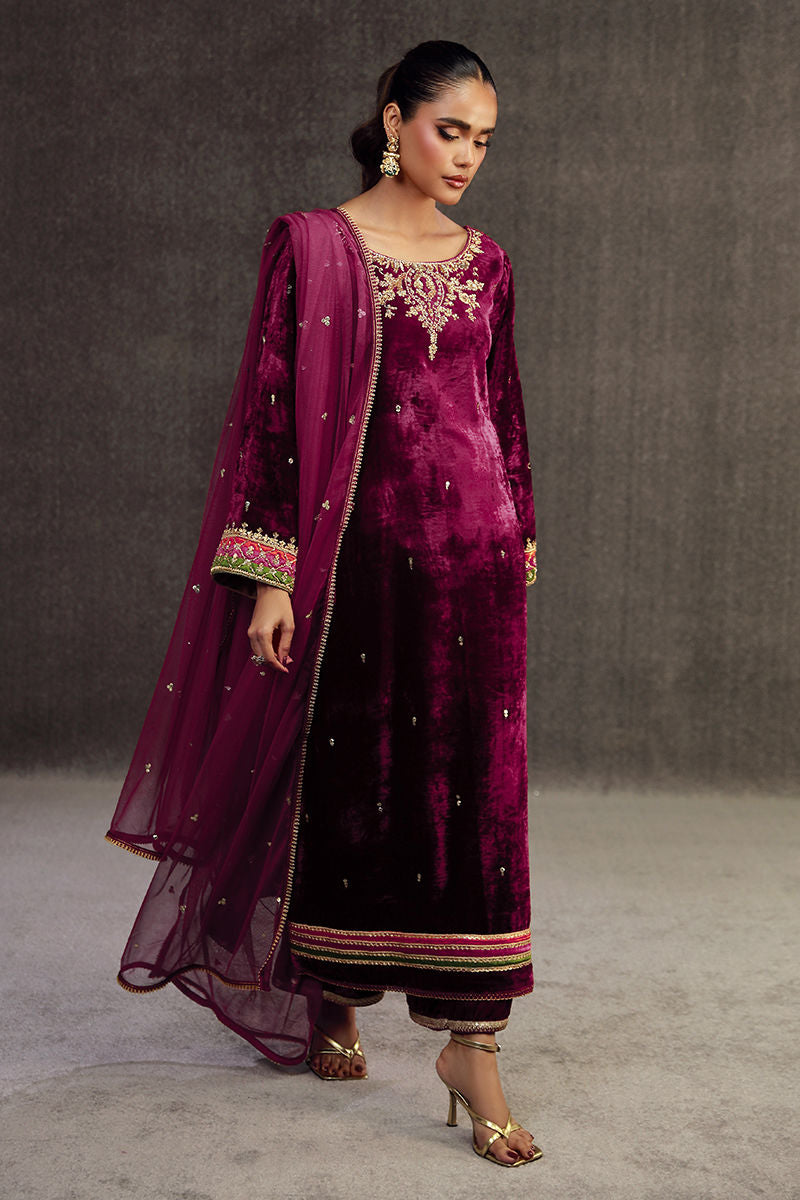 Fatima Khan | Anan Velvet Edit | Pariza - Official Fatima Khan - Agha Fabrics UK