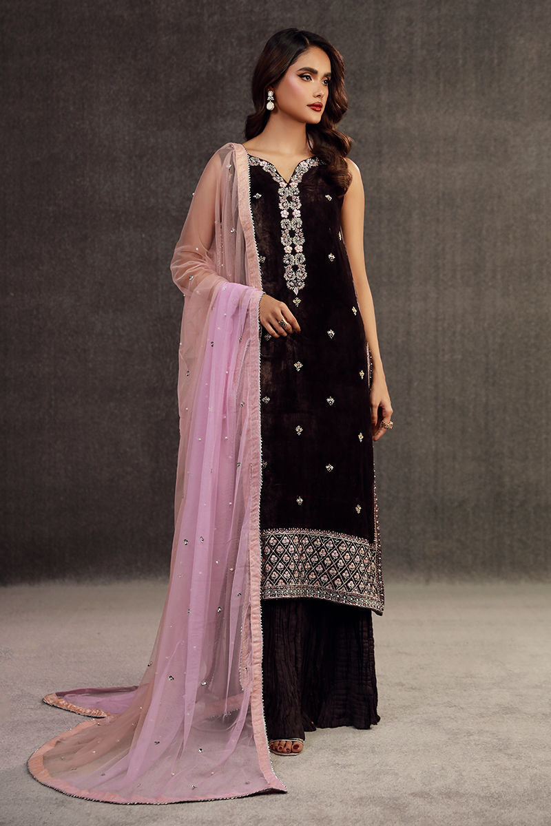 Fatima Khan | Anan Velvet Edit | Ilham - Official Fatima Khan - Agha Fabrics UK