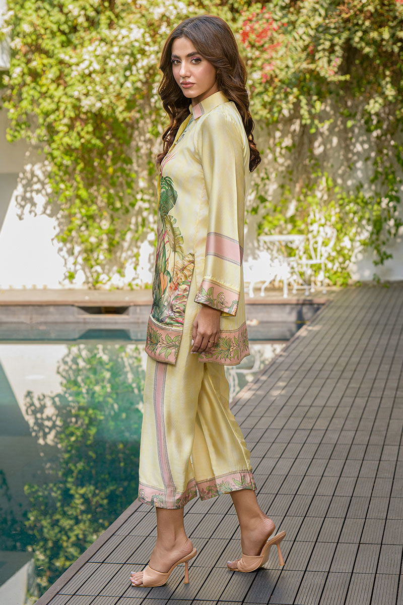 Fatima Khan | Eid Digital Silk Prints | Tropical Bliss