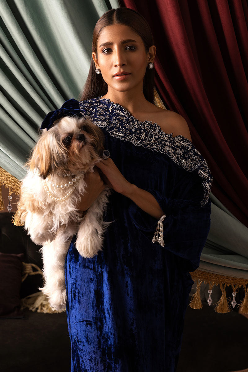 Ansab Jahangir | Bow Velvet Edit | AMALINE - Official Ansab Jahangir - Agha Fabrics UK