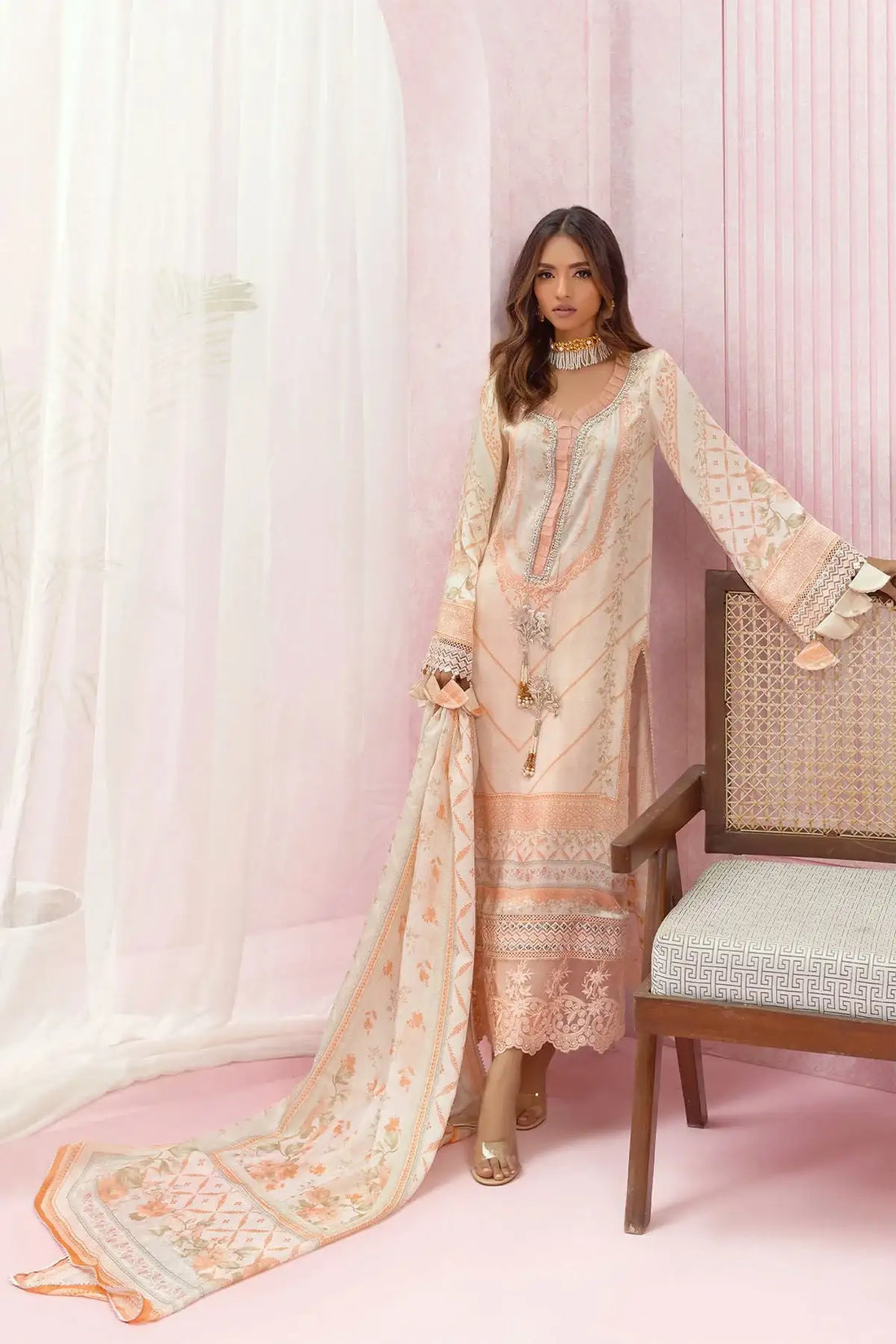 Annus Abrar | Luxe Silk Pret | ELYNA - Official Annus Abrar - Agha Fabrics UK