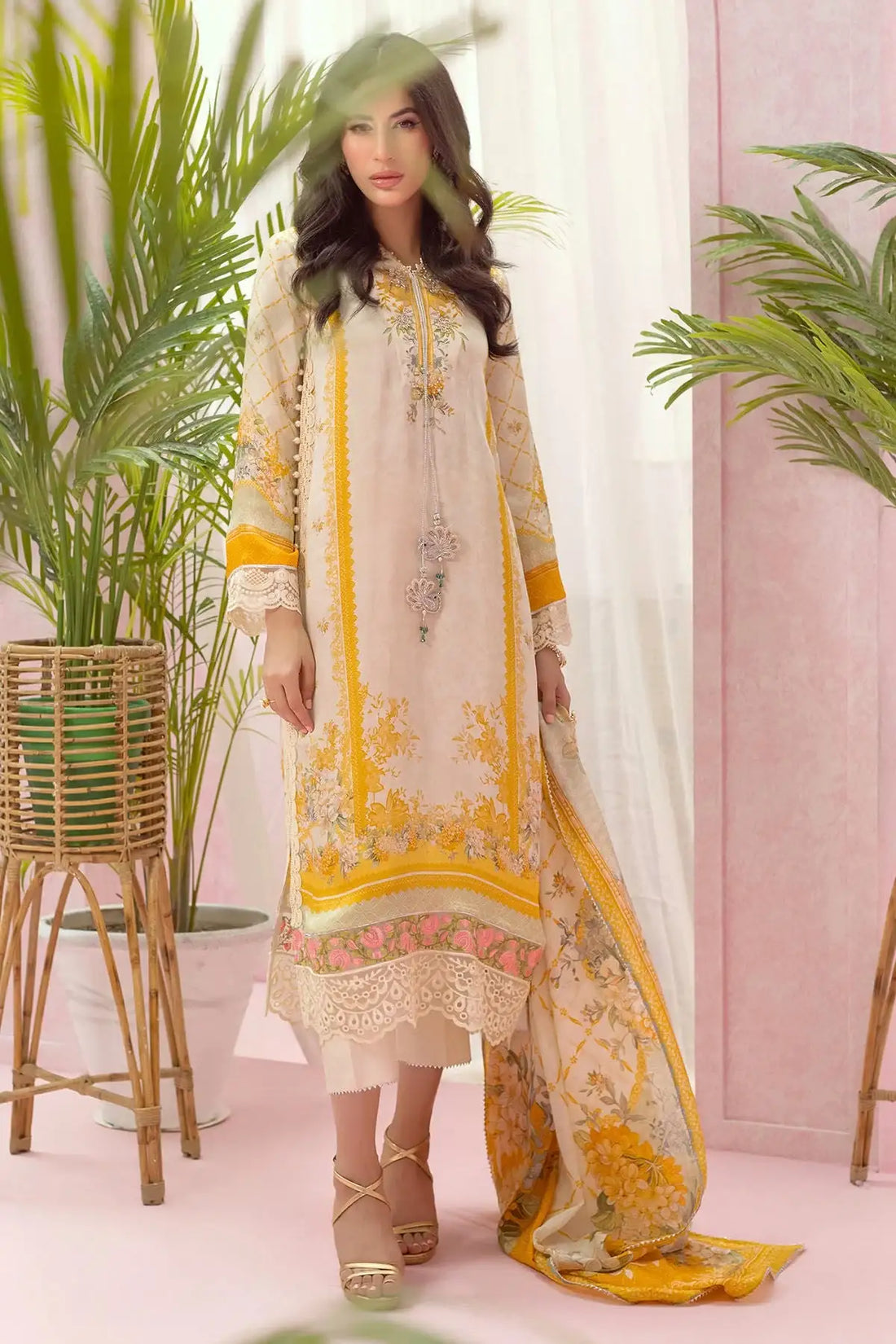 Annus Abrar | Luxe Silk Pret | NOEMIE - Official Annus Abrar - Agha Fabrics UK