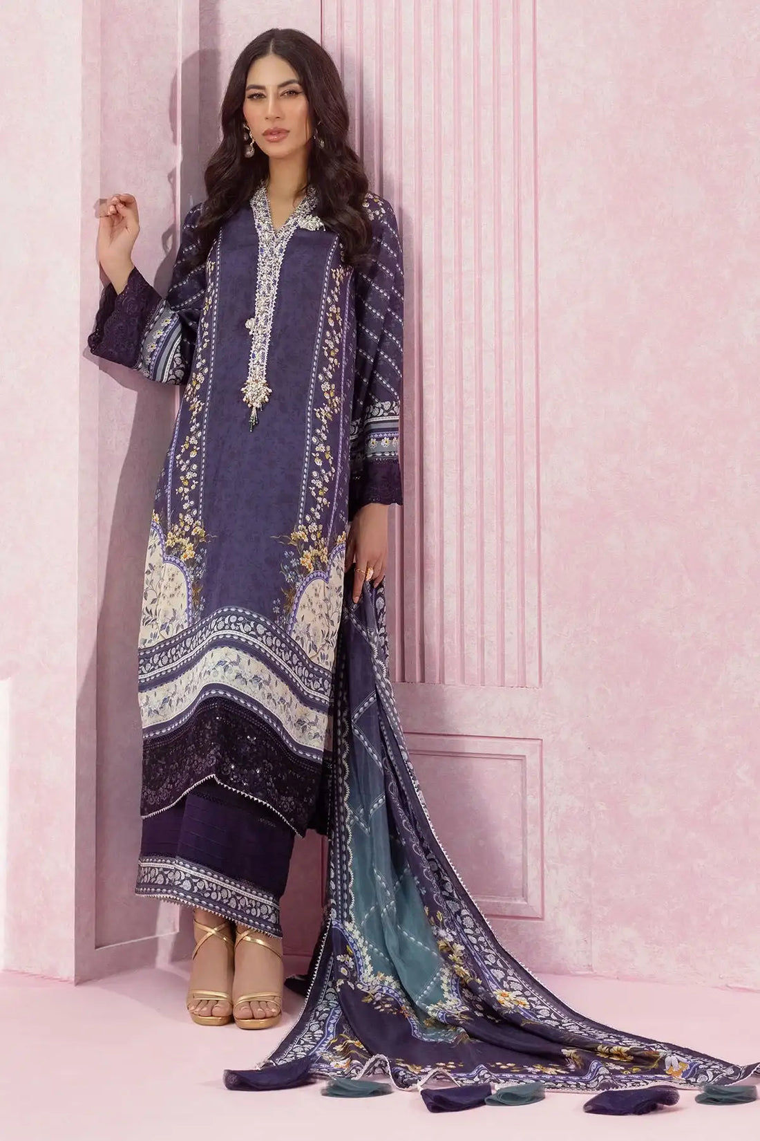 Annus Abrar | Luxe Silk Pret | ZOEY - Official Annus Abrar - Agha Fabrics UK
