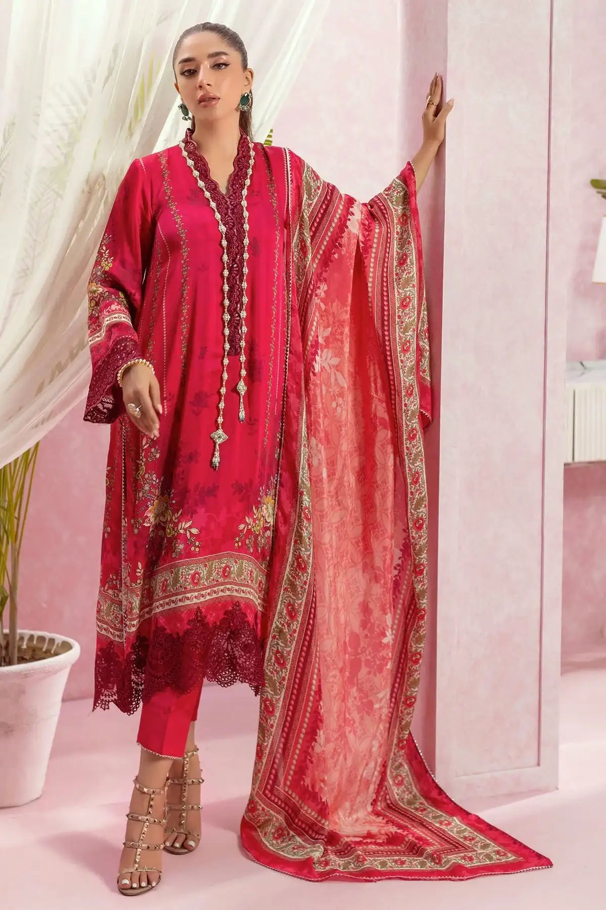 Annus Abrar | Luxe Silk Pret | HELENE - Official Annus Abrar - Agha Fabrics UK