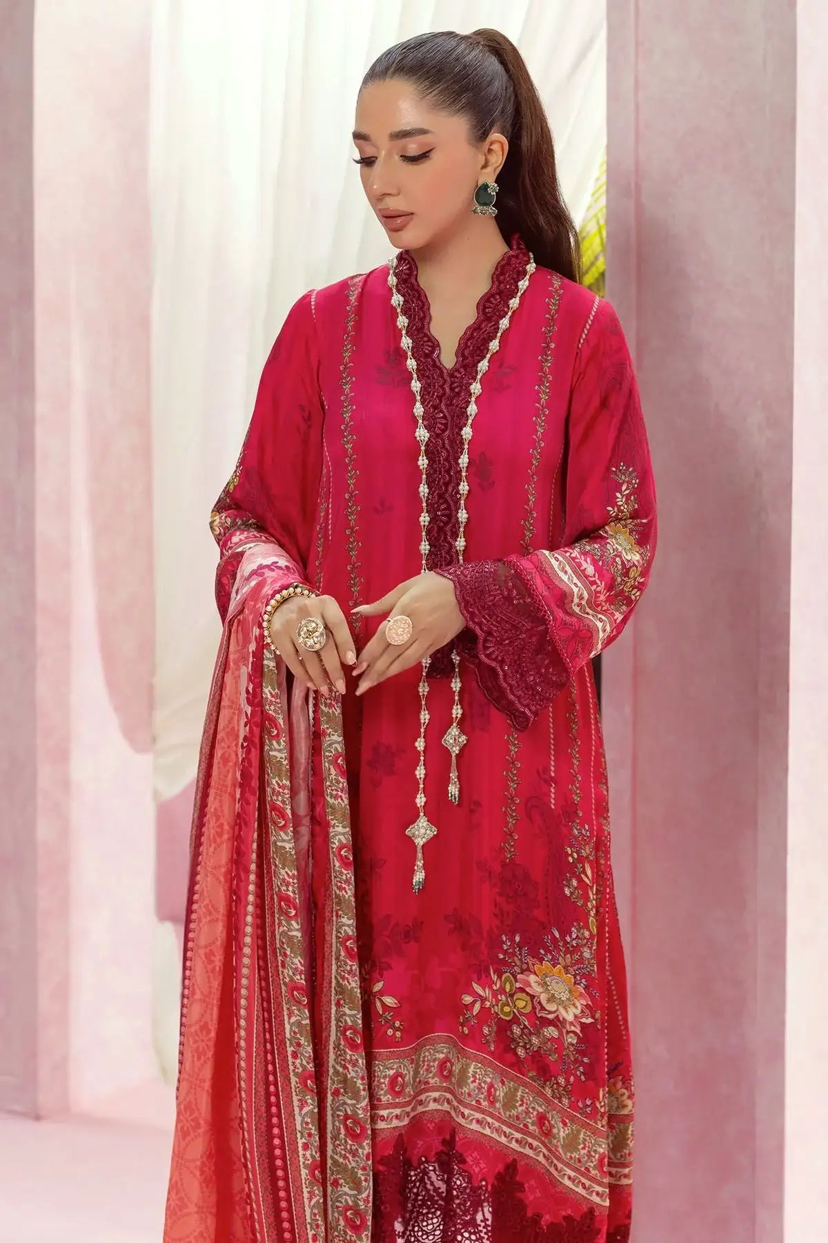 Annus Abrar | Luxe Silk Pret | HELENE - Official Annus Abrar - Agha Fabrics UK