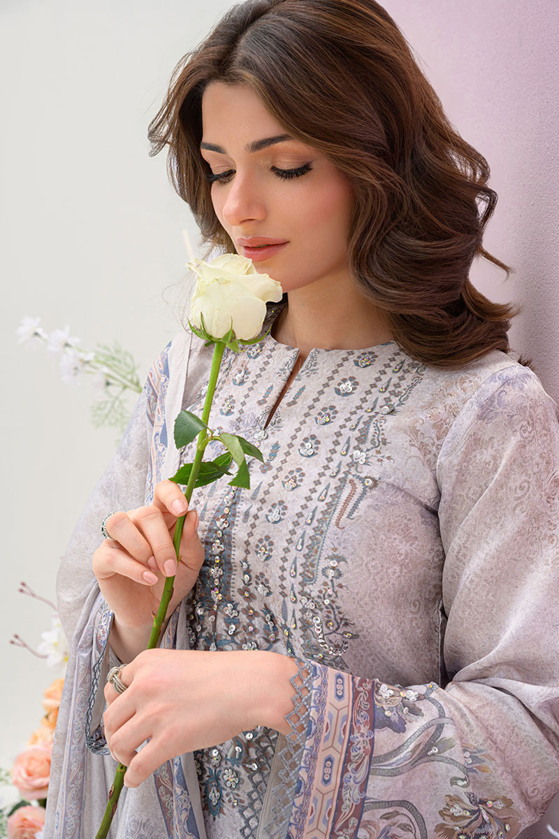 Fatima Khan | Eid Digital Silk Prints | Moonlit Grace