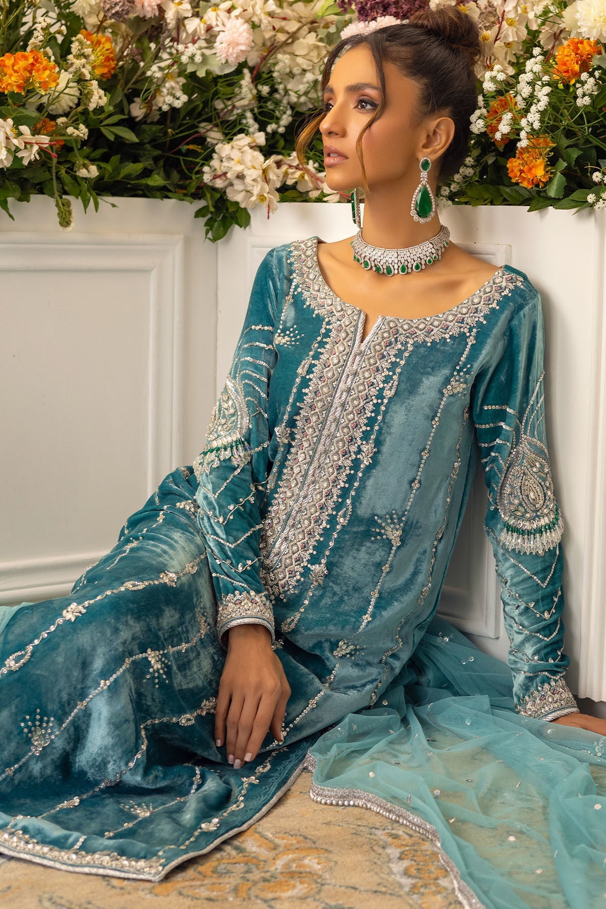 Annus Abrar | Semi Formals | HANIYAH - Official Annus Abrar - Agha Fabrics UK