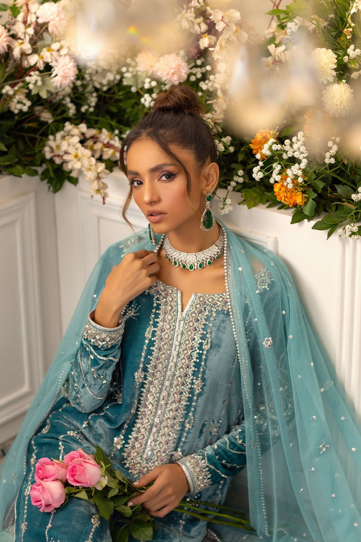 Annus Abrar | Semi Formals | HANIYAH - Official Annus Abrar - Agha Fabrics UK