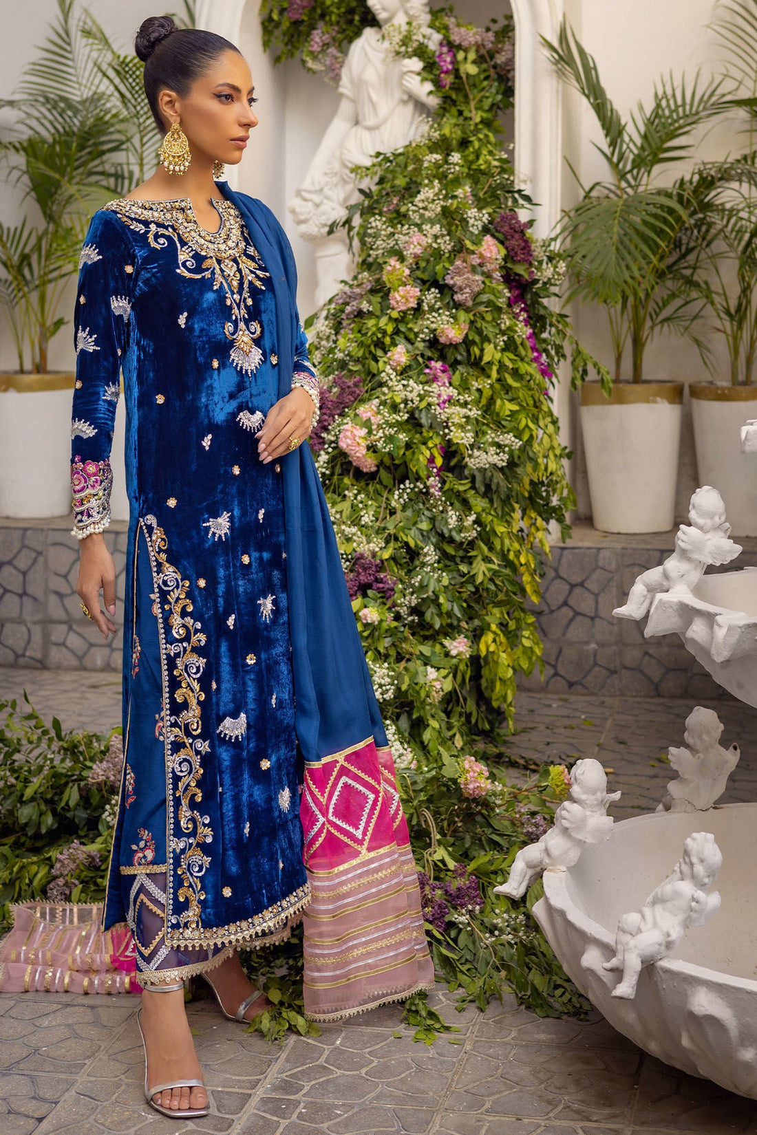 Annus Abrar | Semi Formals | PALAK - Official Annus Abrar - Agha Fabrics UK