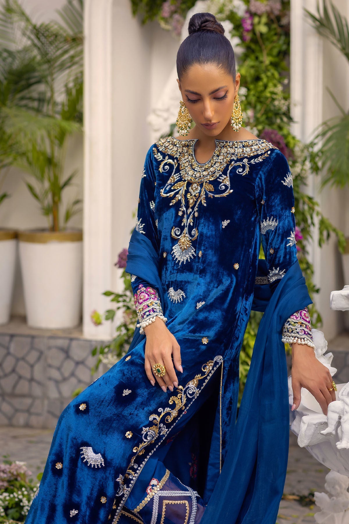Annus Abrar | Semi Formals | PALAK - Official Annus Abrar - Agha Fabrics UK