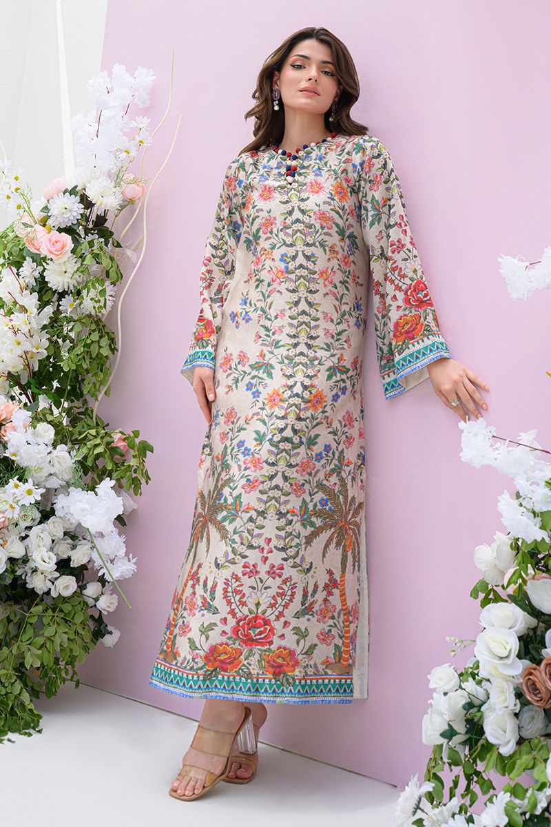 Fatima Khan | Eid Digital Silk Prints | Wildflower