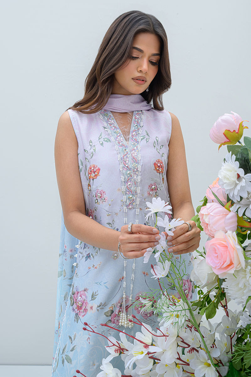 Fatima Khan | Eid Digital Silk Prints | Skye