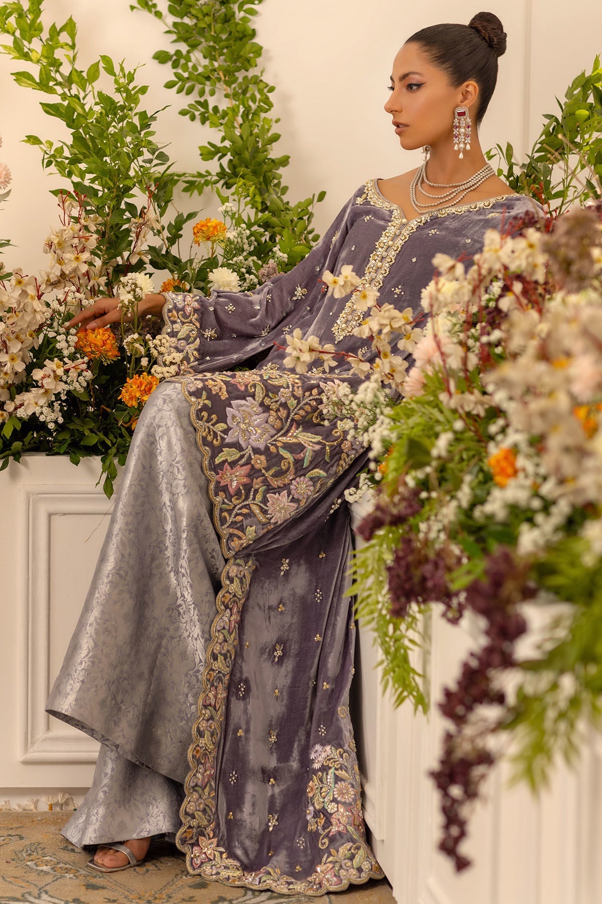 Annus Abrar | Semi Formals | ROMA - Official Annus Abrar - Agha Fabrics UK