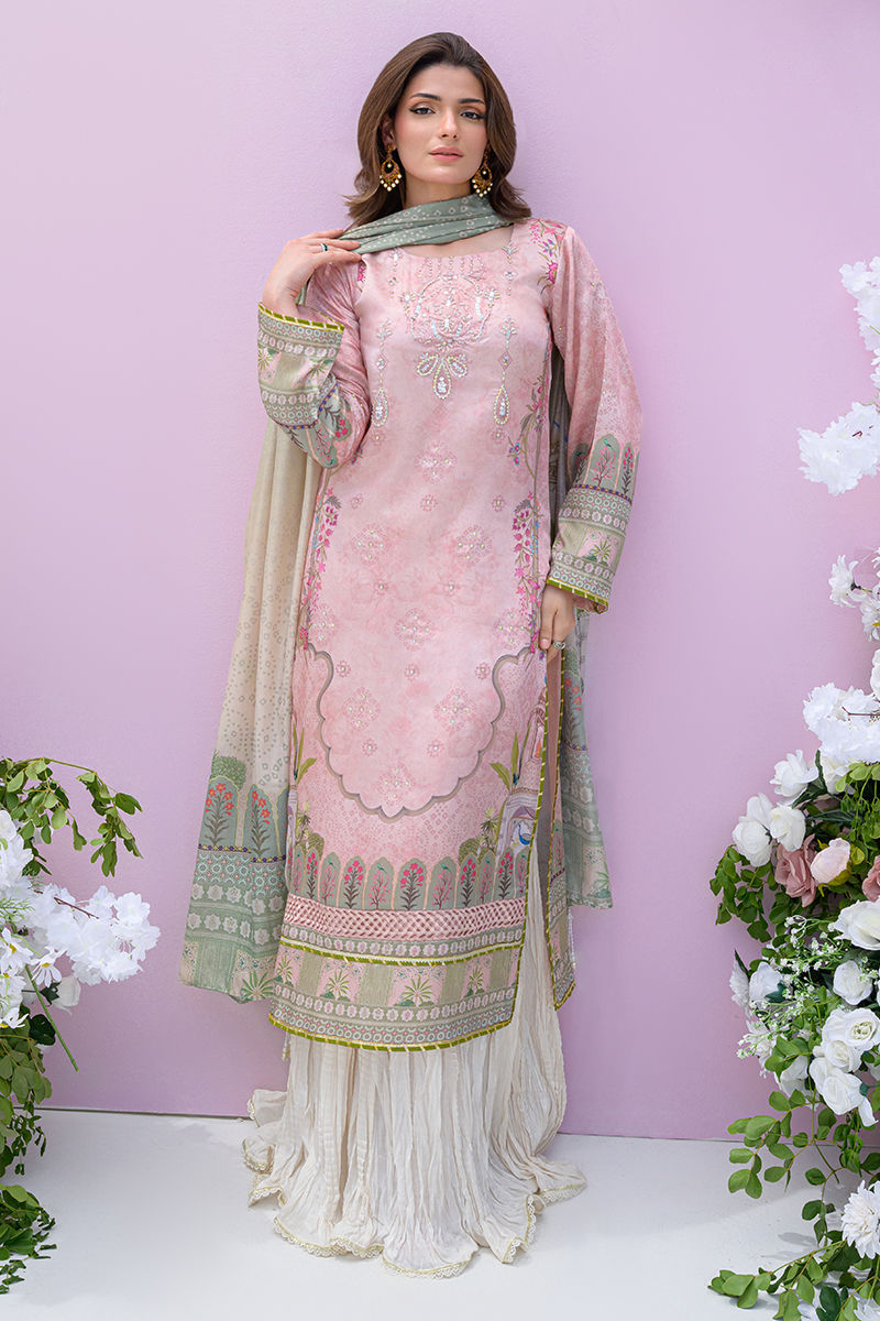 Fatima Khan | Eid Digital Silk Prints | Petaluxe