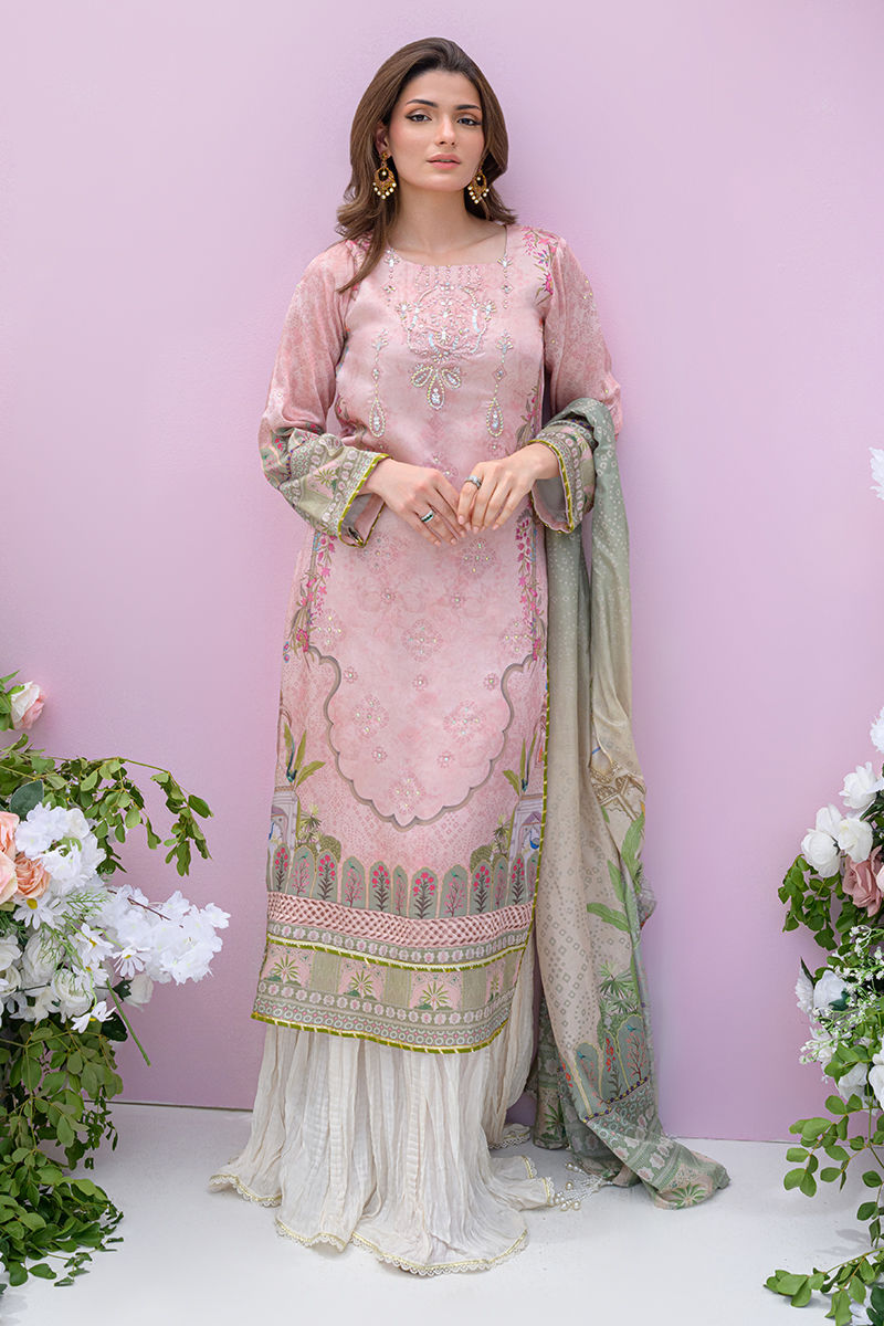 Fatima Khan | Eid Digital Silk Prints | Petaluxe