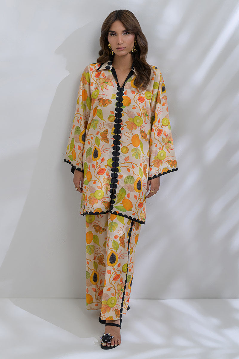 Fatima Khan | FK Prints | Breezy Papaya