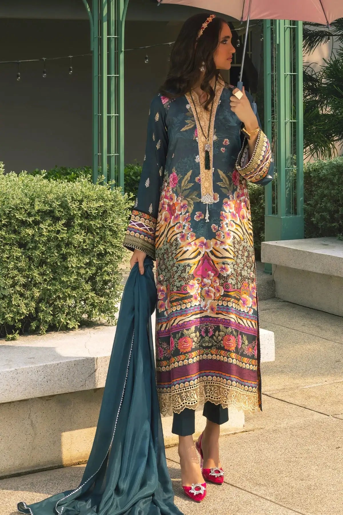 Annus Abrar | Luxe Silk Pret | SIBYL - Official Annus Abrar - Agha Fabrics UK