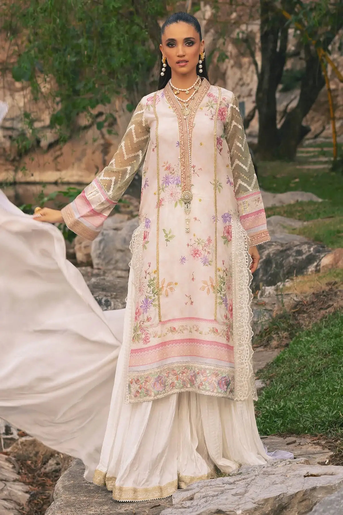 Annus Abrar | Luxe Silk Pret | HALEH - Official Annus Abrar - Agha Fabrics UK