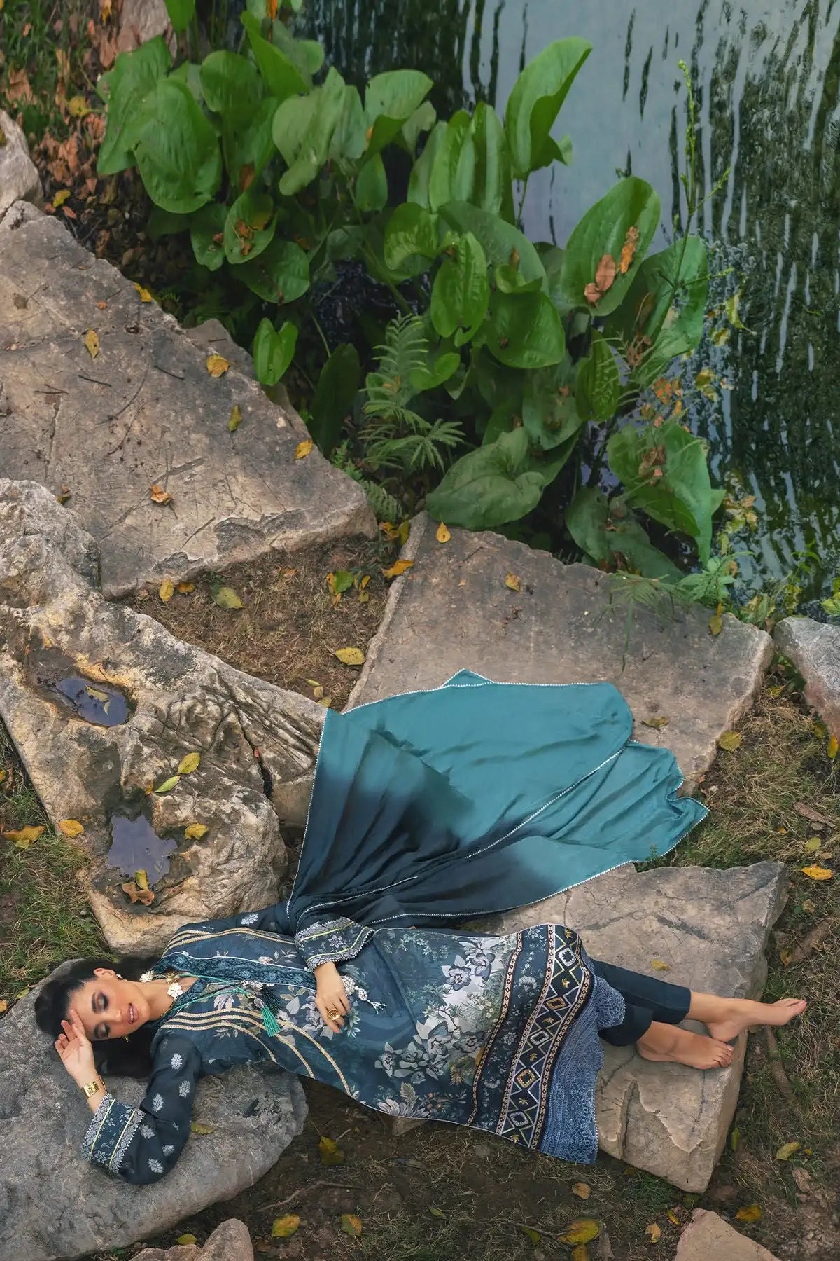 Annus Abrar | Luxe Silk Pret | NARIN - Official Annus Abrar - Agha Fabrics UK