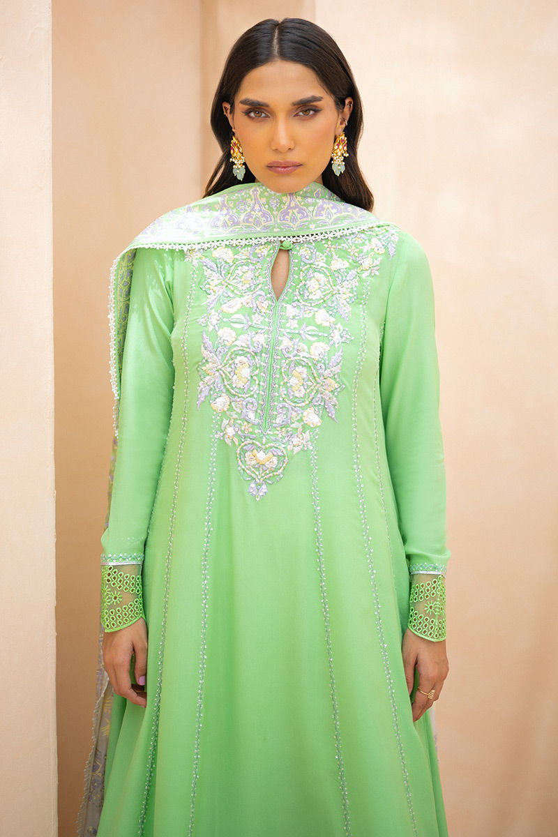 Ansab Jahangir | Luxury Silk Pret | VERDE