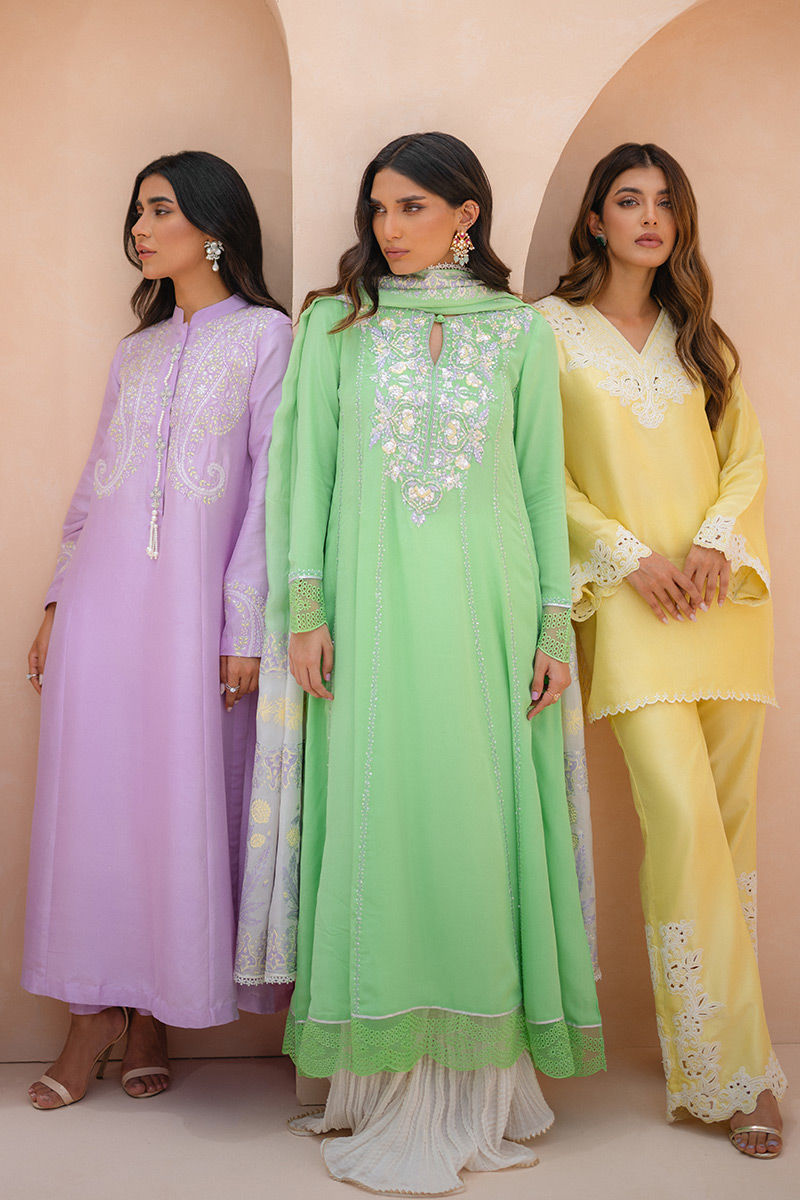 Ansab Jahangir | Luxury Silk Pret | VERDE