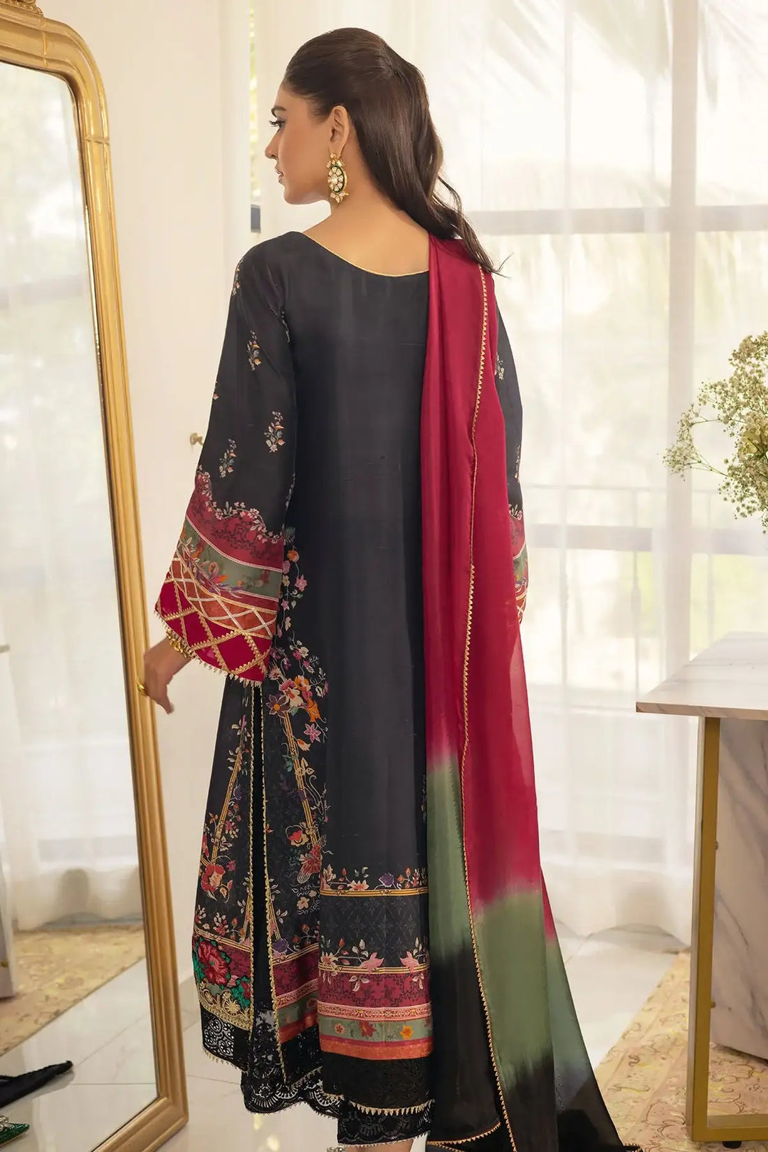 Annus Abrar | Luxe Silk Pret | BANIRA - SHIRT AND DUPATTA - Official Annus Abrar - Agha Fabrics UK
