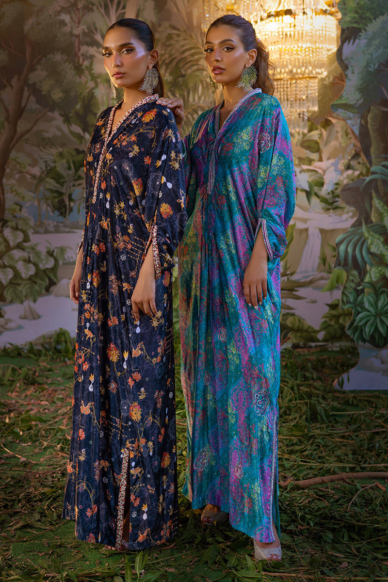 Ansab Jahangir | Bow Velvet Edit | FLORIANA - Official Ansab Jahangir - Agha Fabrics UK