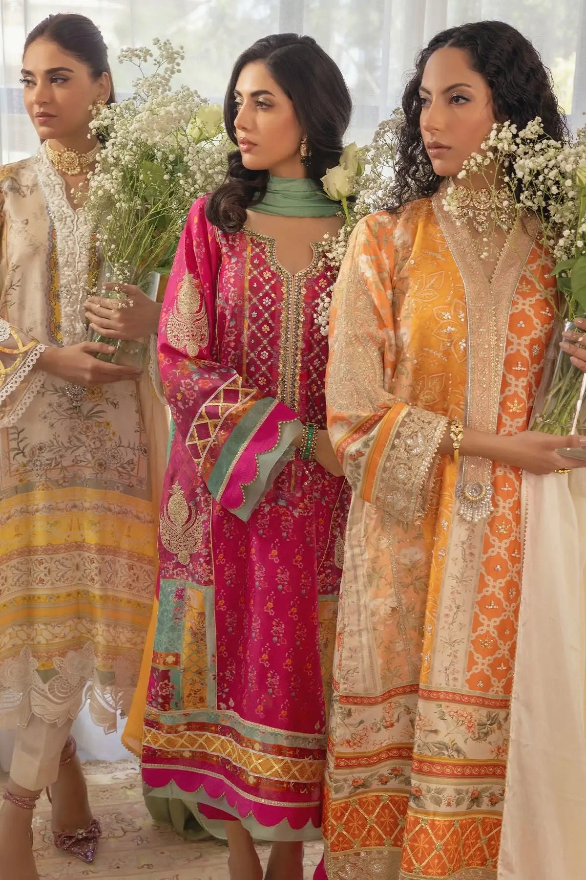 Annus Abrar | Luxe Silk Pret | LAMYA - SHIRT AND DUPATTA - Official Annus Abrar - Agha Fabrics UK