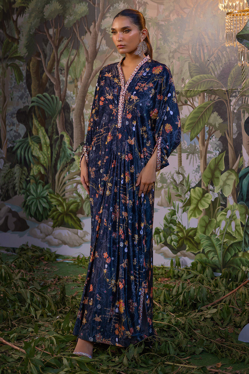 Ansab Jahangir | Bow Velvet Edit | AVELINA - Official Ansab Jahangir - Agha Fabrics UK