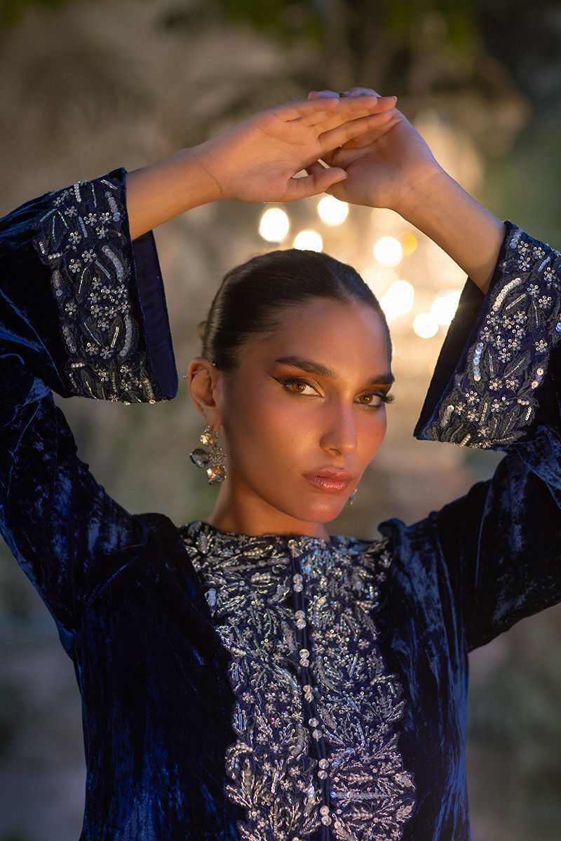 Ansab Jahangir | Bow Velvet Edit | EIRA - Official Ansab Jahangir - Agha Fabrics UK