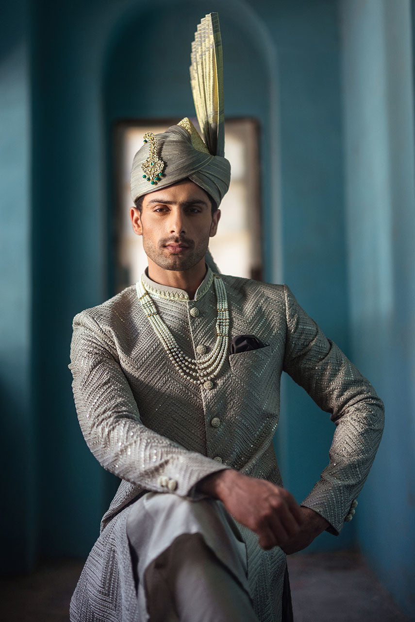 Pakistani Menswear | Deepak Perwani | Shr3439