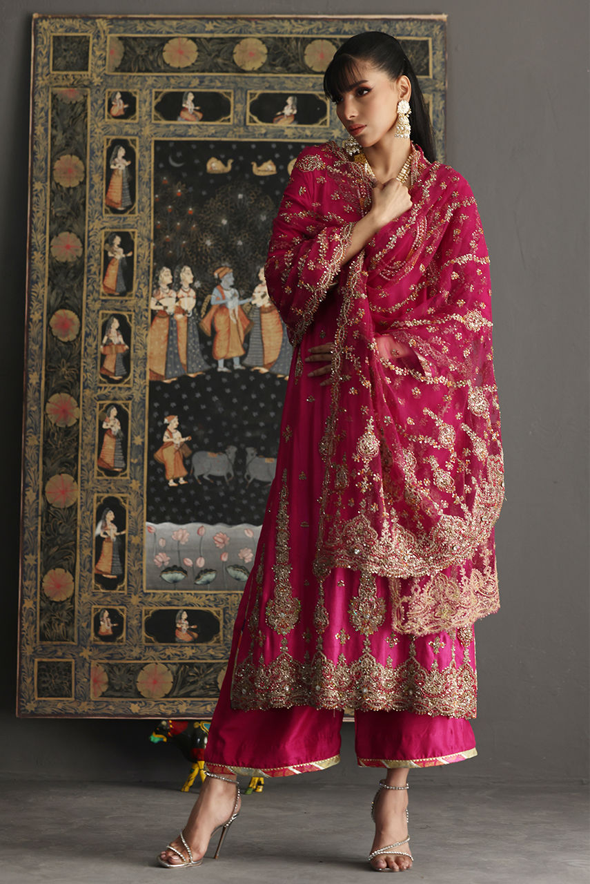 Deepak Perwani | Aila Festive 2024 | Ktd4085 - Official Deepak Perwani - Agha Fabrics UK