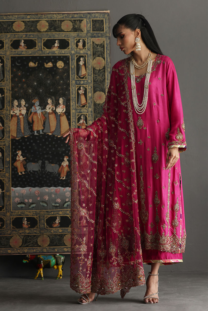 Deepak Perwani | Aila Festive 2024 | Ktd4085 - Official Deepak Perwani - Agha Fabrics UK