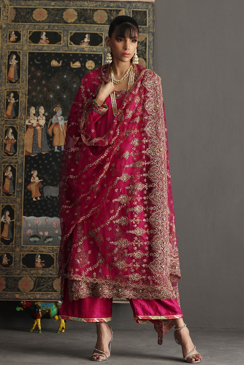 Deepak Perwani | Aila Festive 2024 | Ktd4085 - Official Deepak Perwani - Agha Fabrics UK