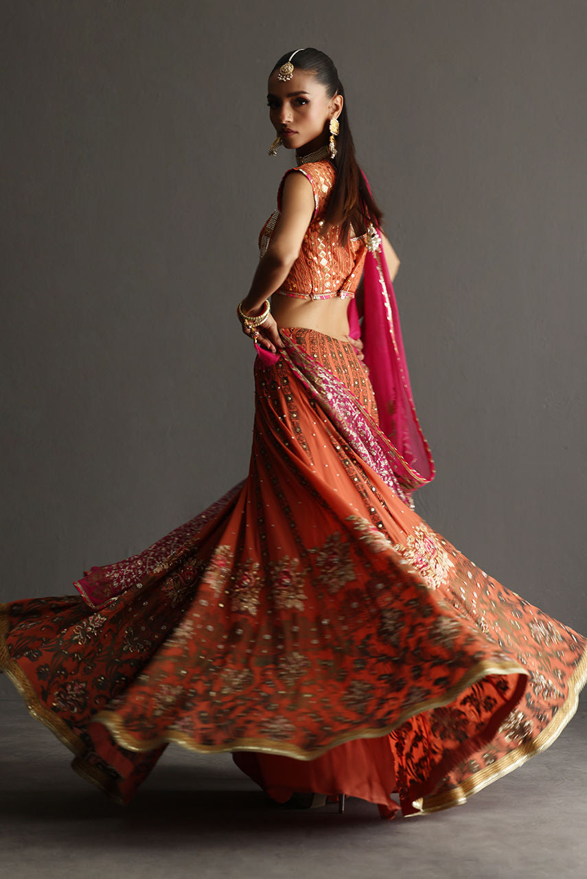 Deepak Perwani | Aila Festive 2024 | Ktd4069 - Official Deepak Perwani - Agha Fabrics UK