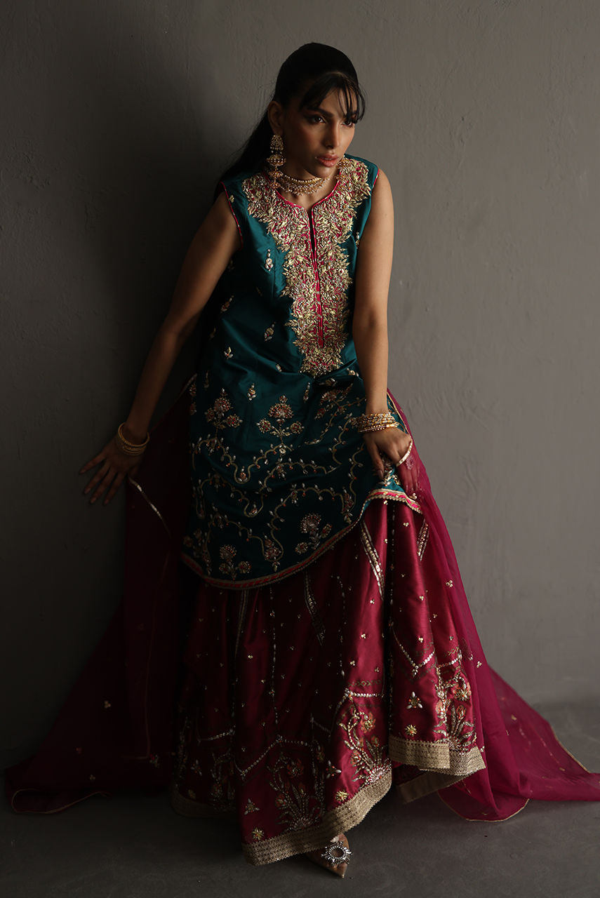 Deepak Perwani | Aila Festive 2024 | Ktd4070 - Official Deepak Perwani - Agha Fabrics UK