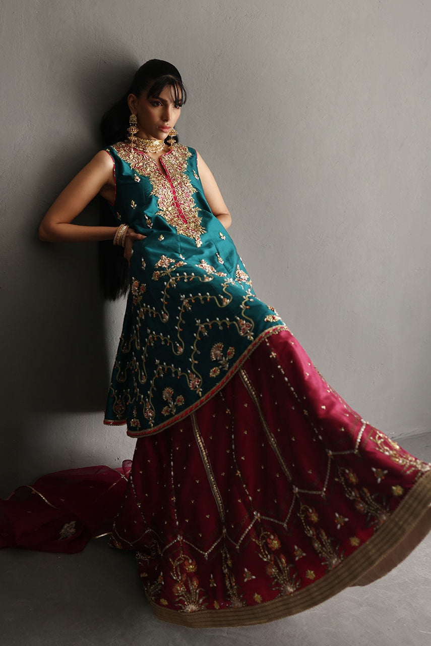Deepak Perwani | Aila Festive 2024 | Ktd4070 - Official Deepak Perwani - Agha Fabrics UK
