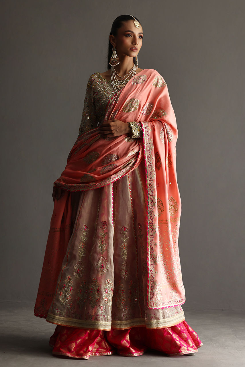 Deepak Perwani | Aila Festive 2024 | Ktd4083 - Official Deepak Perwani - Agha Fabrics UK