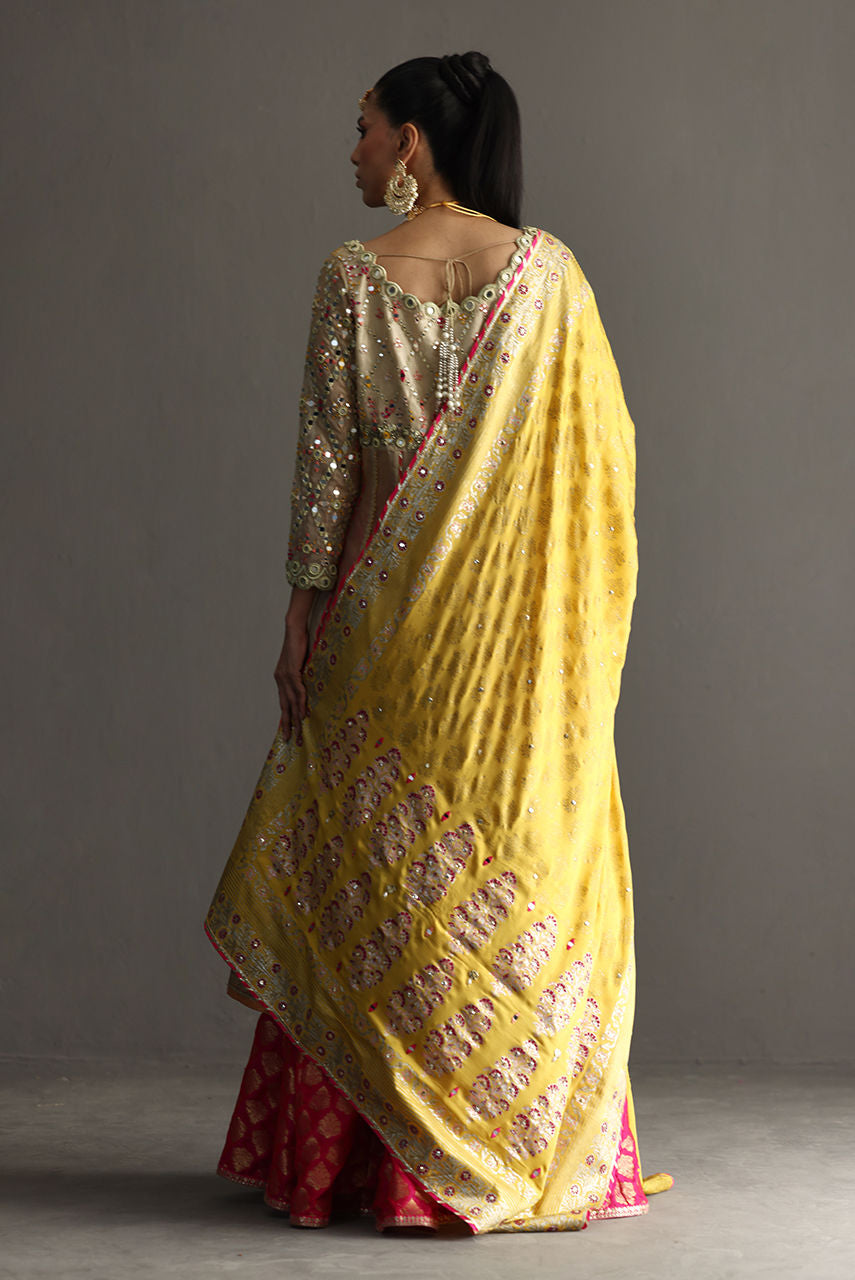 Deepak Perwani | Aila Festive 2024 | Ktd4084 - Official Deepak Perwani - Agha Fabrics UK