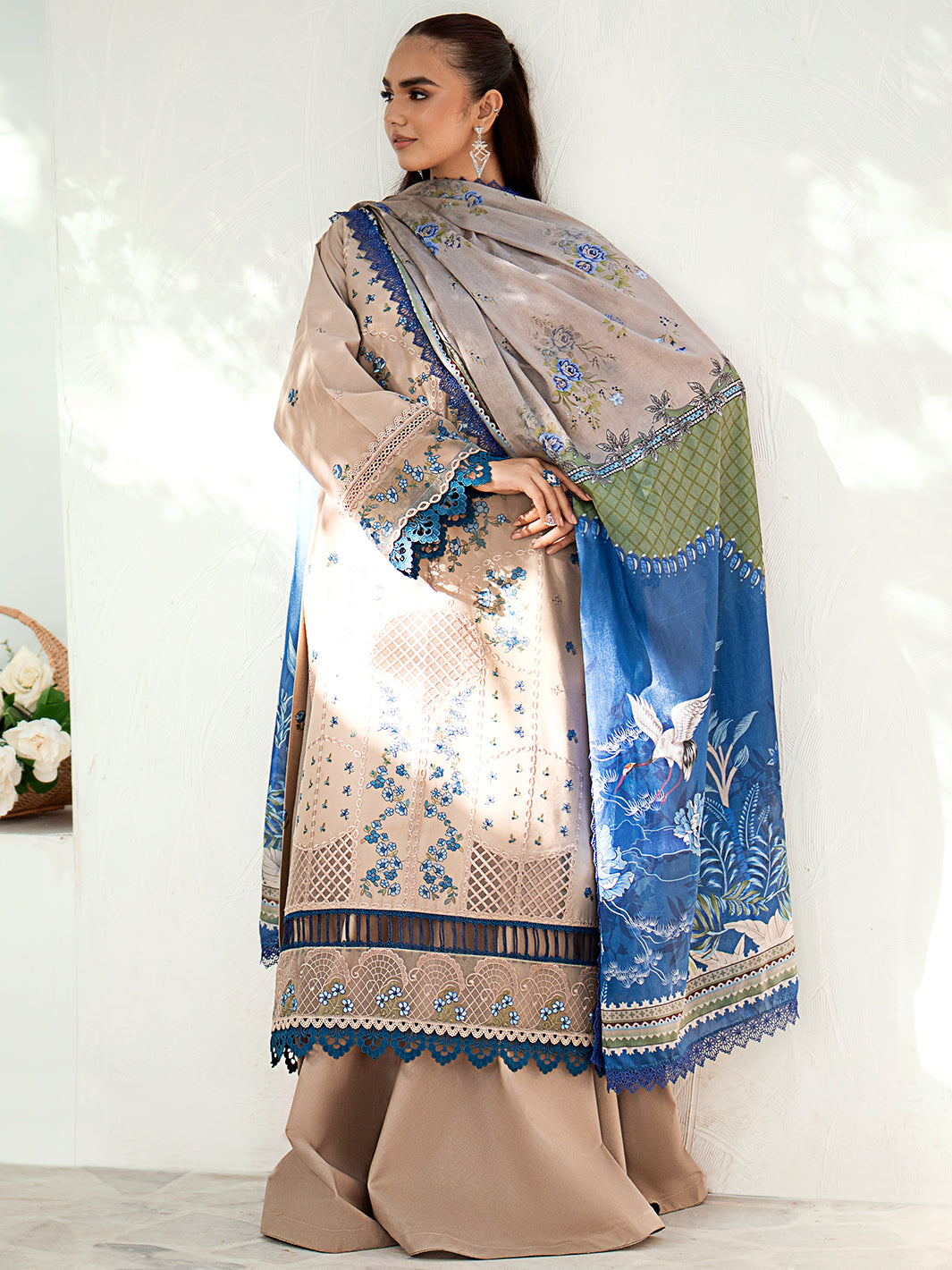 Bin Ilyas | Diara Winter 24 | 304-A - Official Bin Ilyas - Agha Fabrics UK