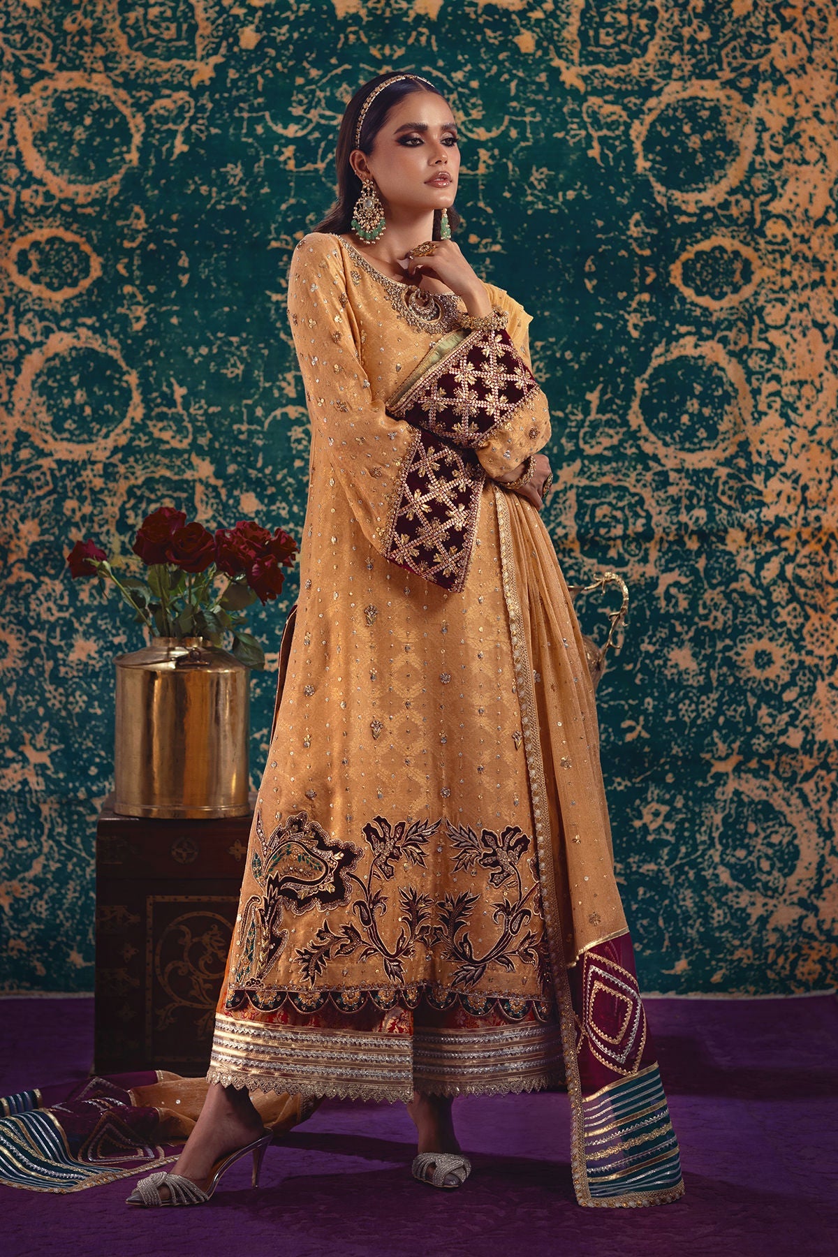 Annus Abrar | Mirha Winter Velour | Senara - Official Annus Abrar - Agha Fabrics UK