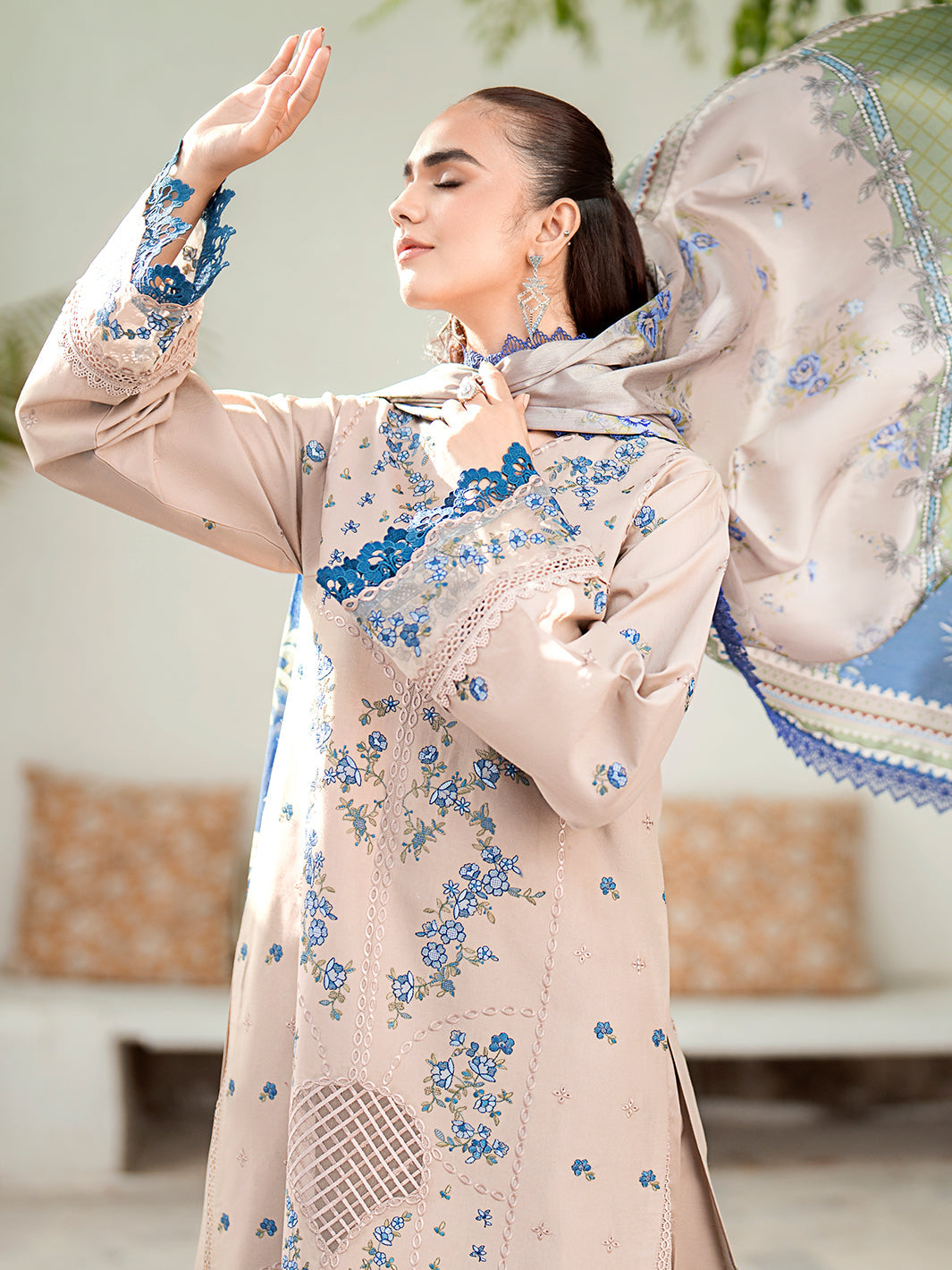Bin Ilyas | Diara Winter 24 | 304-A - Official Bin Ilyas - Agha Fabrics UK