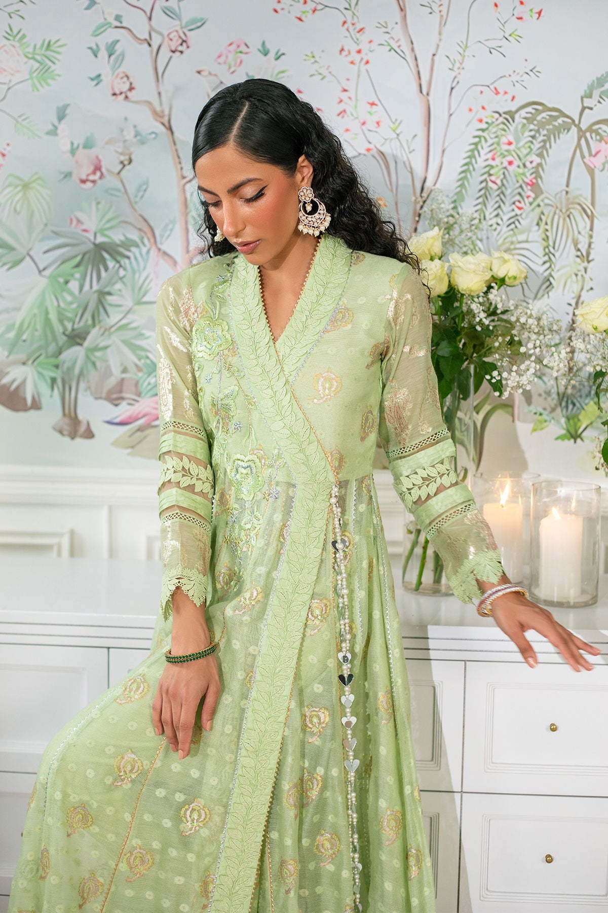Annus Abrar | Sehr Eid Luxe | Nadi Mint - Official Annus Abrar - Agha Fabrics UK
