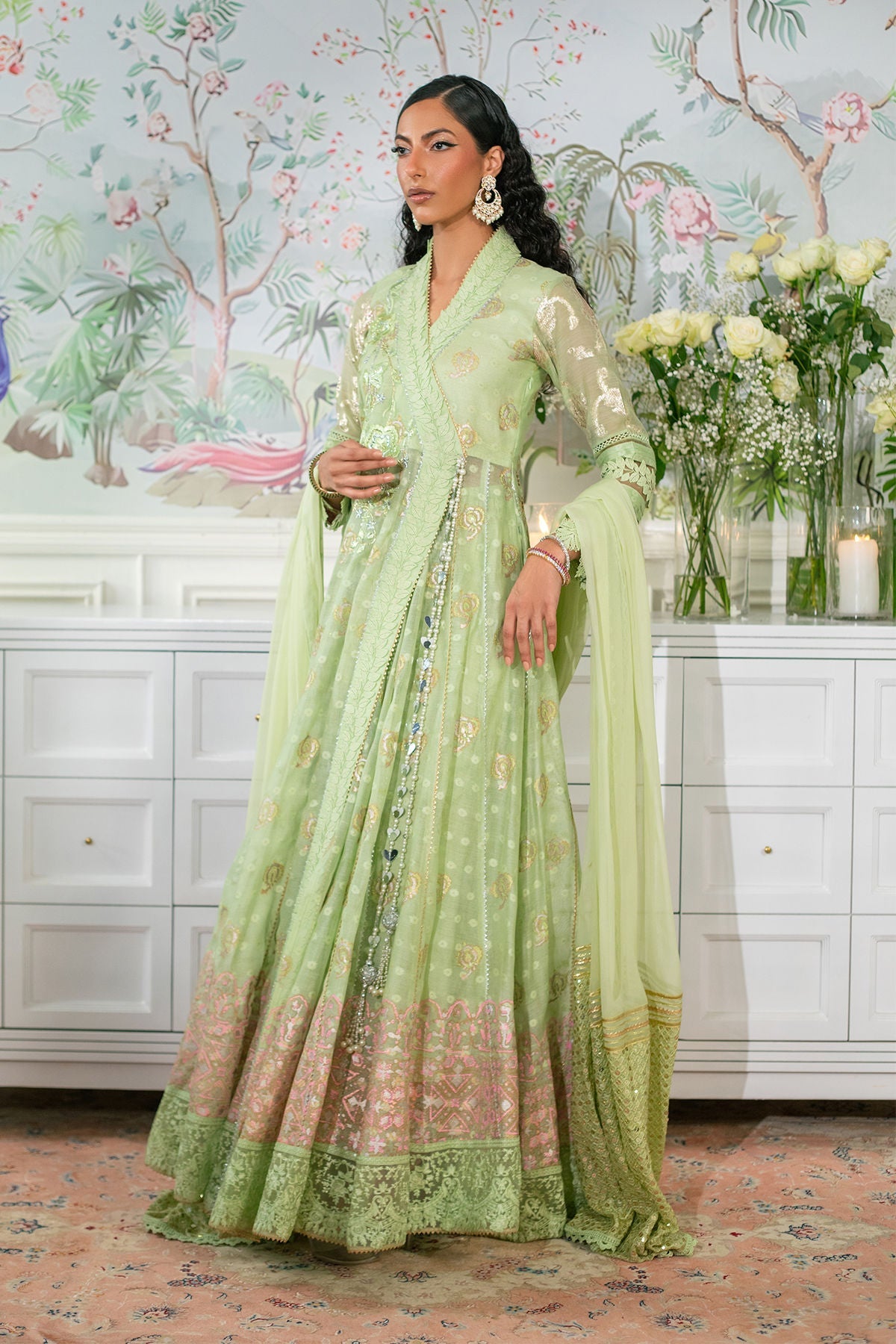 Annus Abrar | Sehr Eid Luxe | Nadi Mint - Official Annus Abrar - Agha Fabrics UK