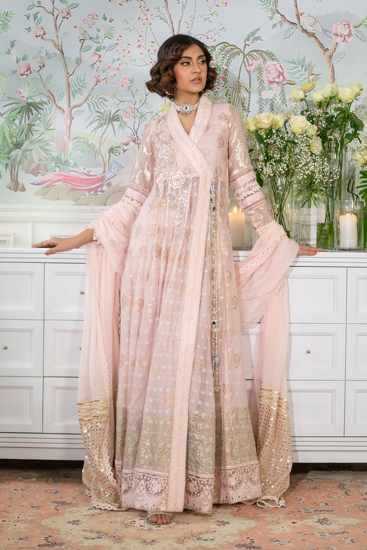 Annus Abrar | Sehr Eid Luxe | Nadi Blush - Official Annus Abrar - Agha Fabrics UK